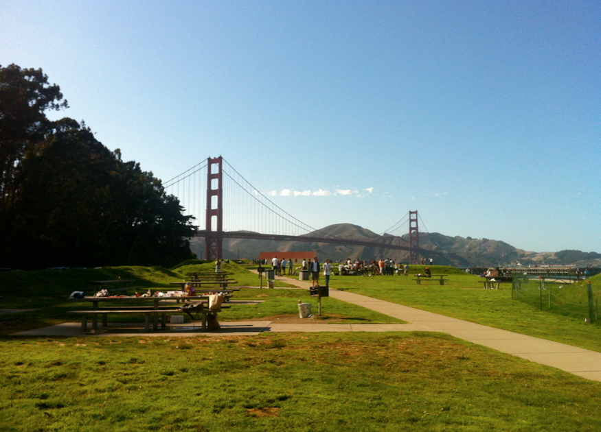Picnic Beneath the Golden Gate, West Bluff Picnic Area
