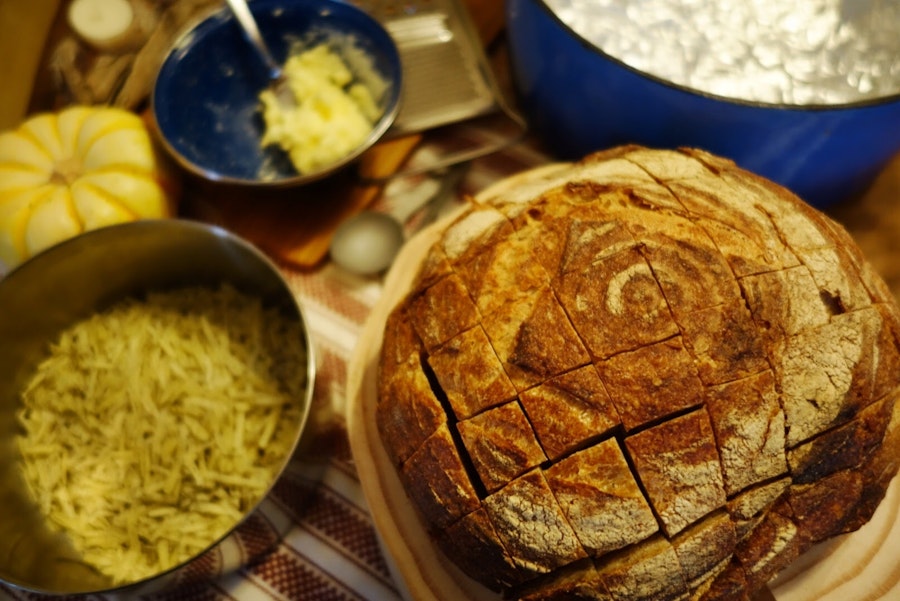 How to Cook Garlic Cheese Herb Bread on Your Next Camping Trip