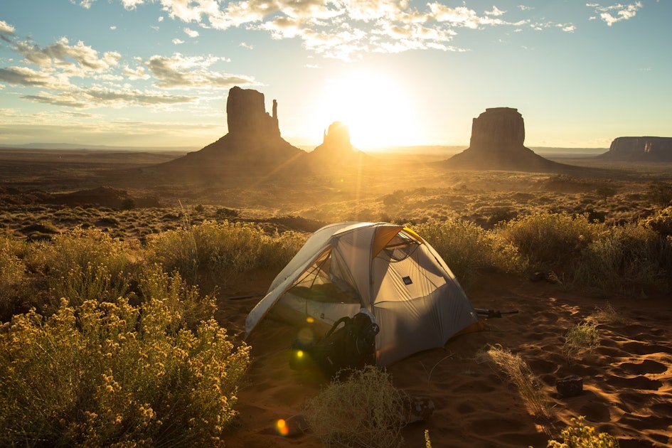 Camp at The View Campground in Monument Valley, The View Campground