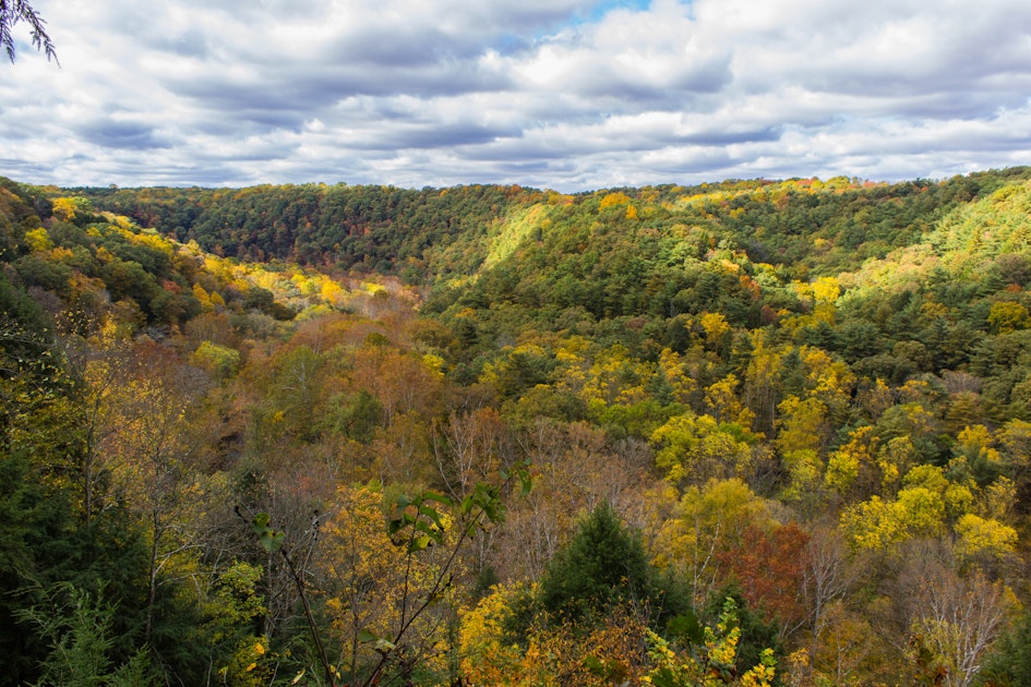 Photograph Clear Fork Gorge, Mohican State Park Gorge Overlook Parking Lot