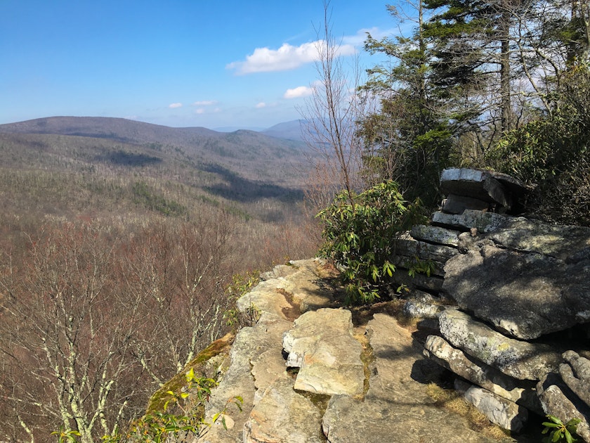 Hike to Hanging Rock Raptor Observatory, Allegheny Trail