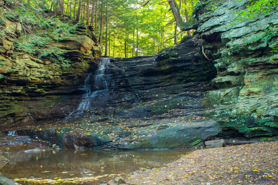 Photograph Clear Fork Gorge, Mohican State Park Gorge Overlook Parking Lot